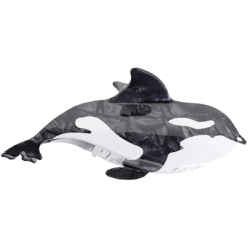 Bow's by Stær Killer Whale Hair Clip - Black/White